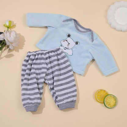 Doll Accessories Doll Clothes for 17inch Reborn Dolls Baby Dolls Fashion Jump Suits Clothes for 45cm Reborn Baby Doll Clothes
