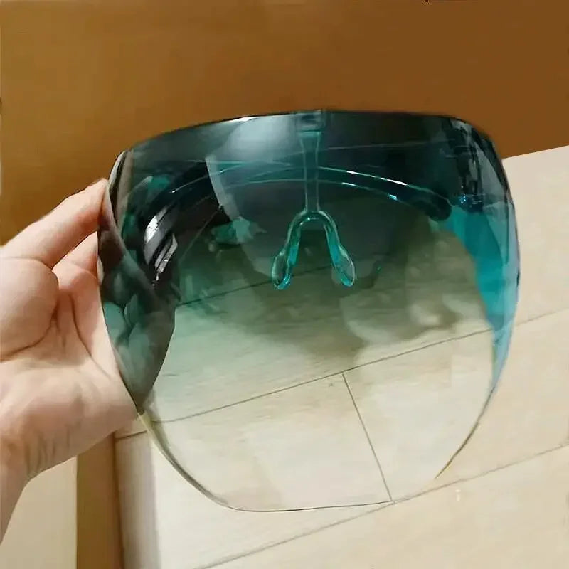 Full Face Sunglasses Mask Women Men Protective Faceshield Glasses Goggles Covered Spherical Lens Anti-Spray Cycling Sunglasse