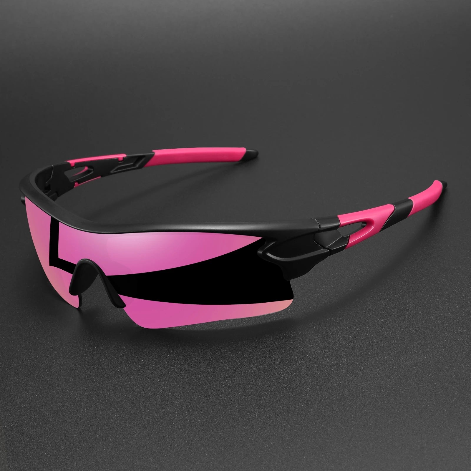 New UV400 Protective Sports Eyewear - Lightweight Full-Cover Lens, Unisex Wrap-Around for Cycling, Hiking & Daily Use - C4-Ro