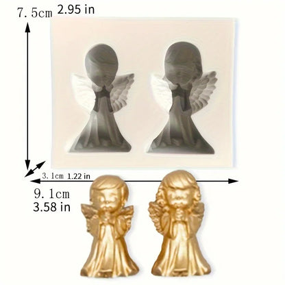 Lotus Flower Silicone Mold，For resin crafting - Suitable for candles、DIYCrafts、Valentine's Day、Mother's Day、Christmas Decorat
