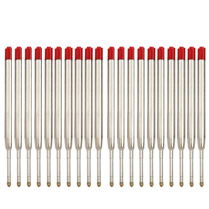 5/10/20pcs L:3.9 In Ballpoint Pen Refills for Parker Pens Medium Point blue red Black Ink Rods for Writing Office Stationery 