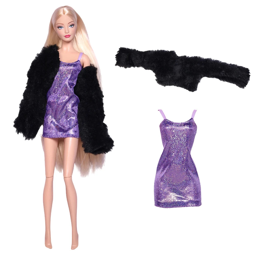 NK 29CM Doll Outfits For 11.5 Inch Doll Clothes Princess Doll Shoes For 1/6 Dolls Accessories Bar BI Doll Dress DIY Gift Toy 