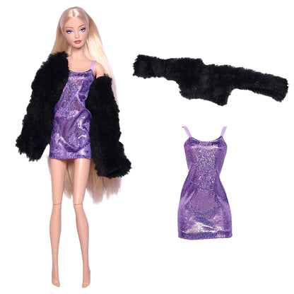 NK 29CM Doll Outfits For 11.5 Inch Doll Clothes Princess Doll Shoes For 1/6 Dolls Accessories Bar BI Doll Dress DIY Gift Toy 
