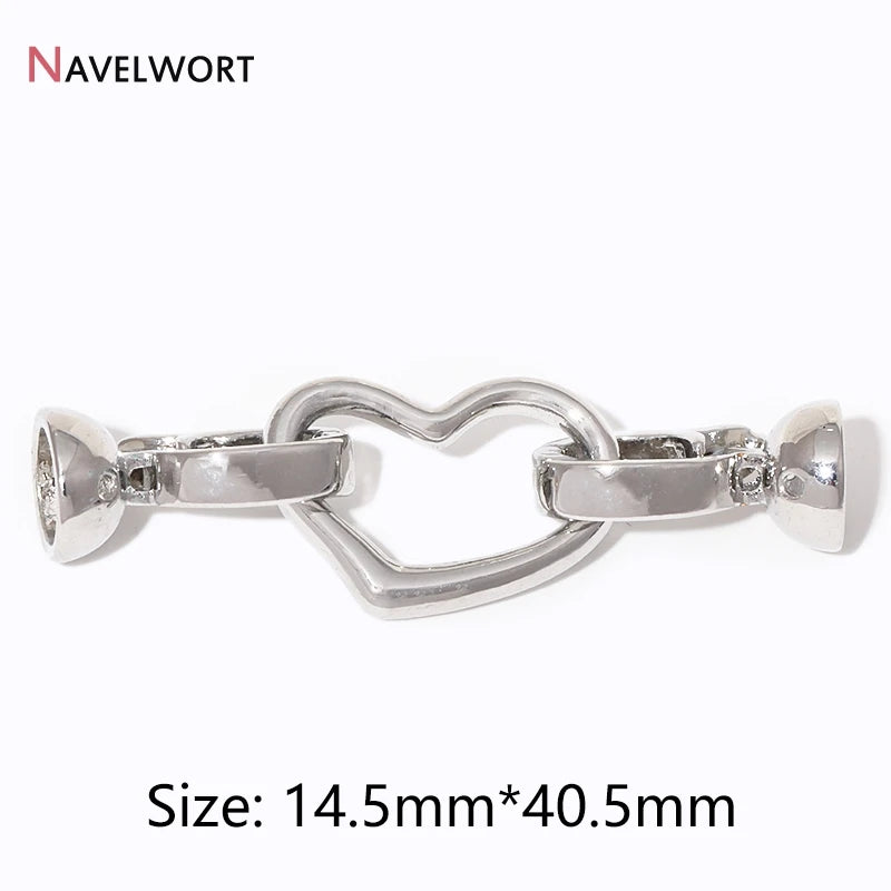 2/4/6Pcs Gold Color Round Jewelry Clasps, Locks for Jewelry, Clasps for Bracelet Necklace Making Supplies, Accessories for Je
