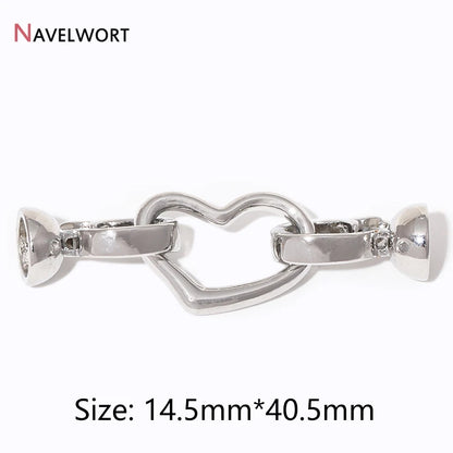 2/4/6Pcs Gold Color Round Jewelry Clasps, Locks for Jewelry, Clasps for Bracelet Necklace Making Supplies, Accessories for Je