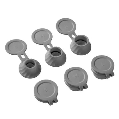 Bottle Emptying Caps, 3/6pcs Adapters Transfer Connector, 3 Sizes Inverted Caps Flipping Bottle, Inverted bottle cap Get Ever