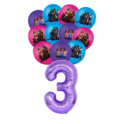 K-Katseye Birthday Decoration Kpop Girl Group Napkin Balloon Cup Plate Tablecloth Banner For Girls Festival Party Fans Gift -