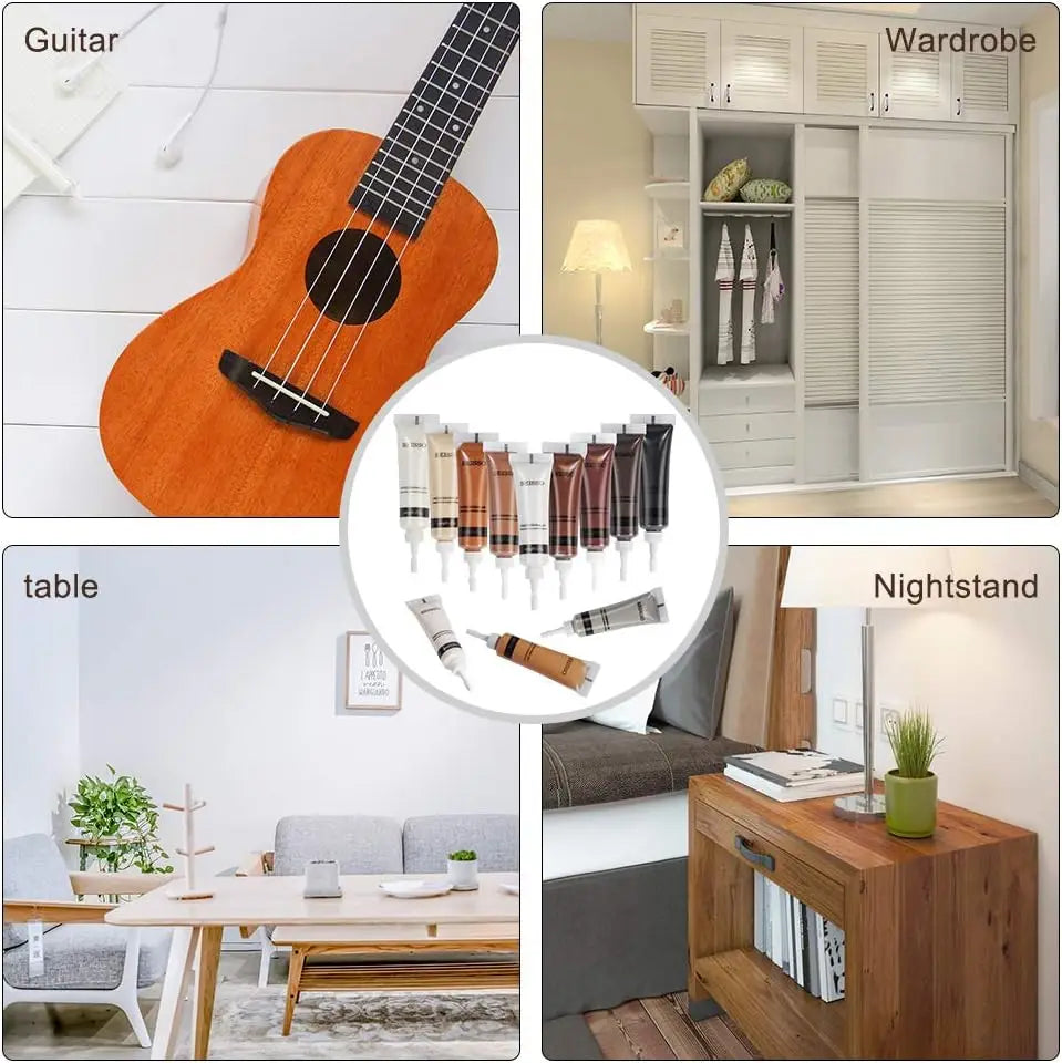 Wood Paint Repair Furniture Restore Stains Markers Cover Surface Scratch for Wooden Floor Table Oak Cabinet Door Veneer Walnu