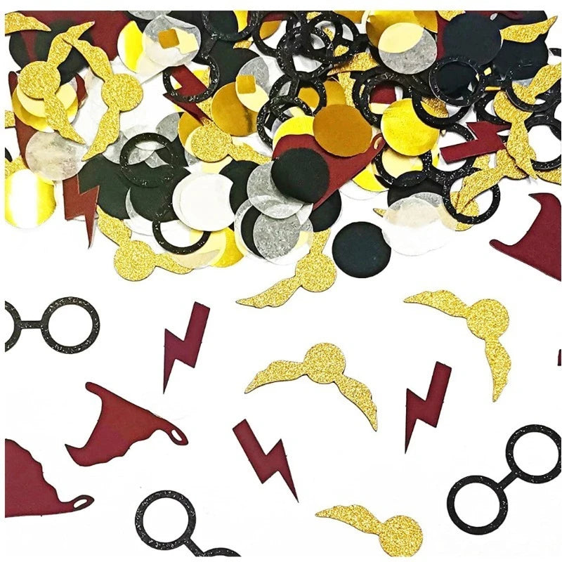 100pcs Wizard Table Confetti Halloween Party Decor Glitter Confetti Craft DIY Scatter Bless Confetti Birthday Scatter