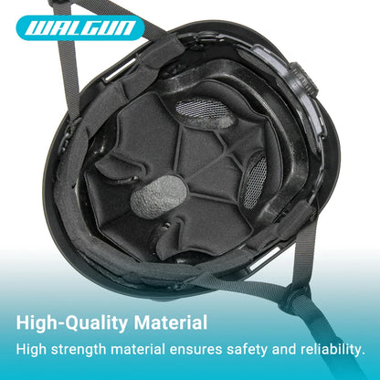 WALGUN K202 Construction Work Safety Helmet with Goggle Lens Visor Ear Protection Hat Electrician Work-at-height Climbing Hel