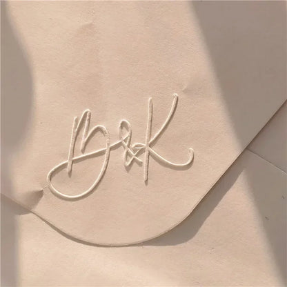 Customize Embossing Stamp Wedding Monogram Embosser Stamp,Personalized 2 initials Embosser Stamp,Wedding gift,hand held embos
