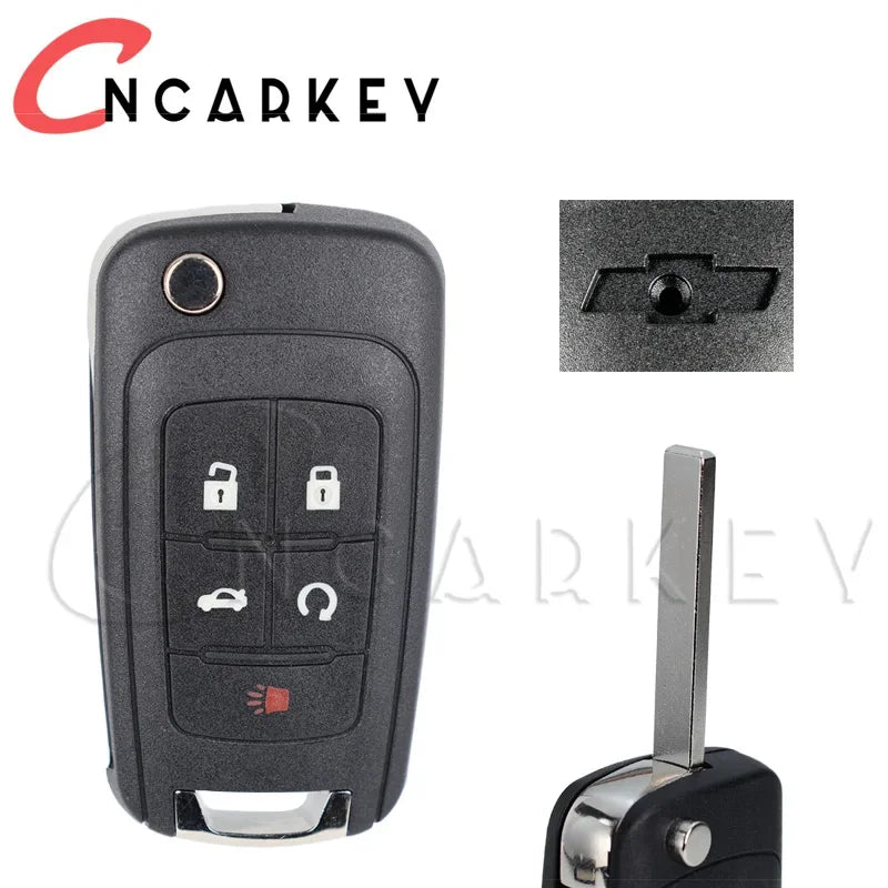 For Buick Chevrolet Cruze Epica Lova Camaro Impala Aveo Malibu Sail Orlando Trax Spark Remote Key Shell 2345Buttons Car Key C