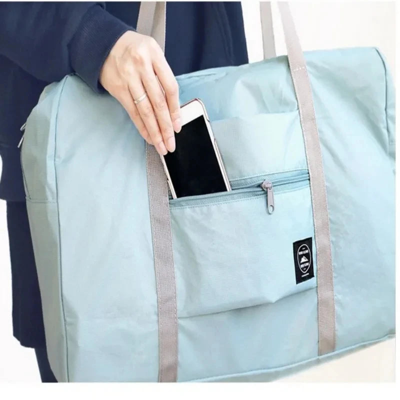 Foldable Travel Duffel Bag for Airlines Carry on Bag for Women and Girls Lightweight Large Capacity Sports Weekend Trip Overn