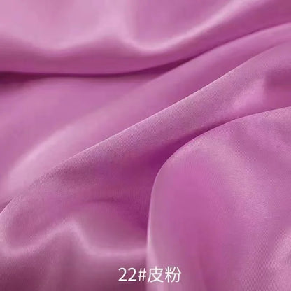 0.5m/1m/2m Satin Fabric Lining Soft and Shiny Silk-Like Material,for Clothing and Lining, Garments, DIY Craft, and Gift Wrapp