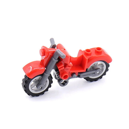 Military Motorcycle Car Weapon Model Building Blocks Educational Toys for Children Gifts City Military Motor Kids Gifts Toy -
