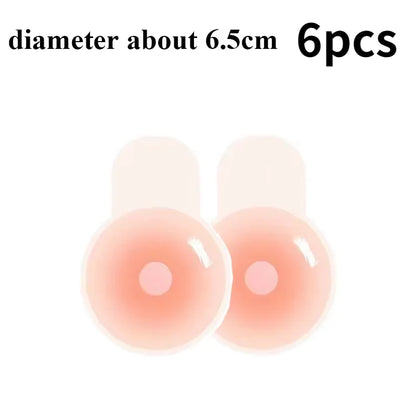 New Reusable Silicone Nipple Cover for Women Bra Sticker Breast Petal Strapless Bra Invisible Boob Pads Chest Pasties Intimat