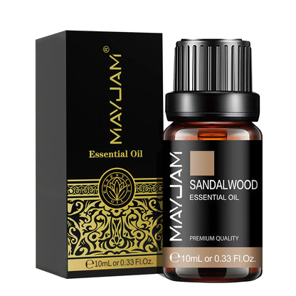 MAYJAM 10ML Essential Oil Lavender Jasmine Eucalyptus Vanilla Sandalwood Bergamot Rosemary Citronella Cinnamon Fragrance Oil 