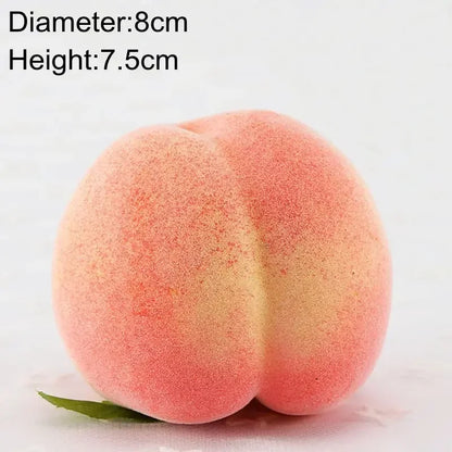 Artificial Fruits and Vegetables Home Decoration Fake Orange Peach Apple Pear Grape Lemon Peach Ornament Food Photography Pro