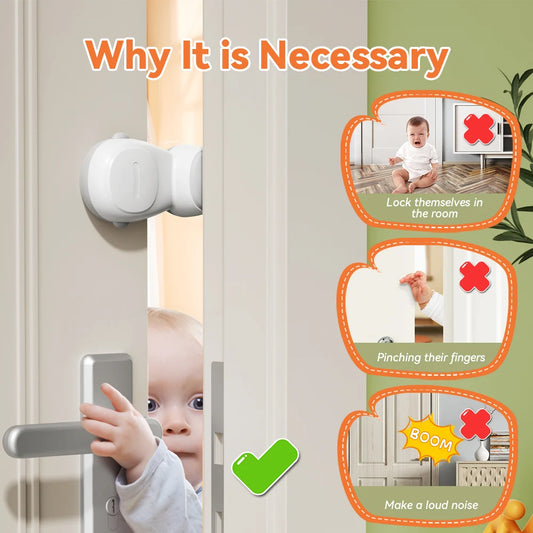 Child Safety Finger Pinch Guard Baby Safety Rotating Door Stopper Prevent Door Injuries for Kids or Pets
