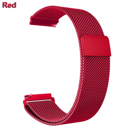 18mm 20mm 22mm Metal Strap For Garmin Vivoactive 3 4 4s 5 6 Band Watch Venu 2 2s 3s SQ Bracelet Venu 4 41mm 45mm Milanese Loo