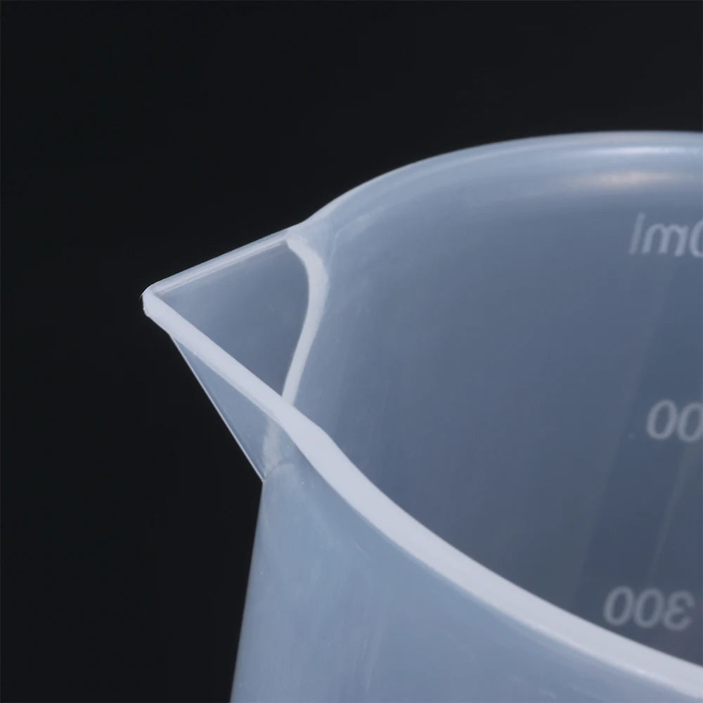 1/4Pcs 50/150/250/500ml Plastic Measuring Cup for Laboratory Beaker Graduated Mug Kitchen Baking Supplies Measurement Tool