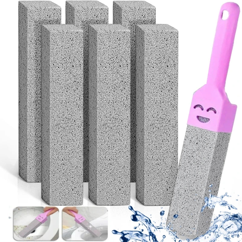 5 PCS Pumice Stone Cleaning Stick Seat Toilet Limescale Rust Stain Dirt Removal Brush Bathroom Tile Sink Household Washing To