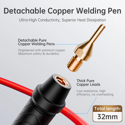 FNIRSI SWM-20 Portable Spot Welder Double Pulse Battery Welding Machine 18650 Battery DIY Pack Welding Tool 0.4mm Nickel Chip