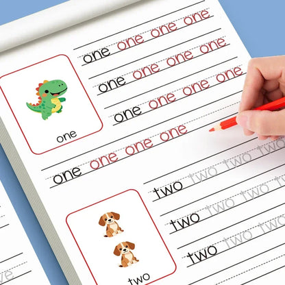 26 Alphabet Practicing Uppercase and Lowercase Letters English Coloring Book Pen Control Training Handwriting Practice Book