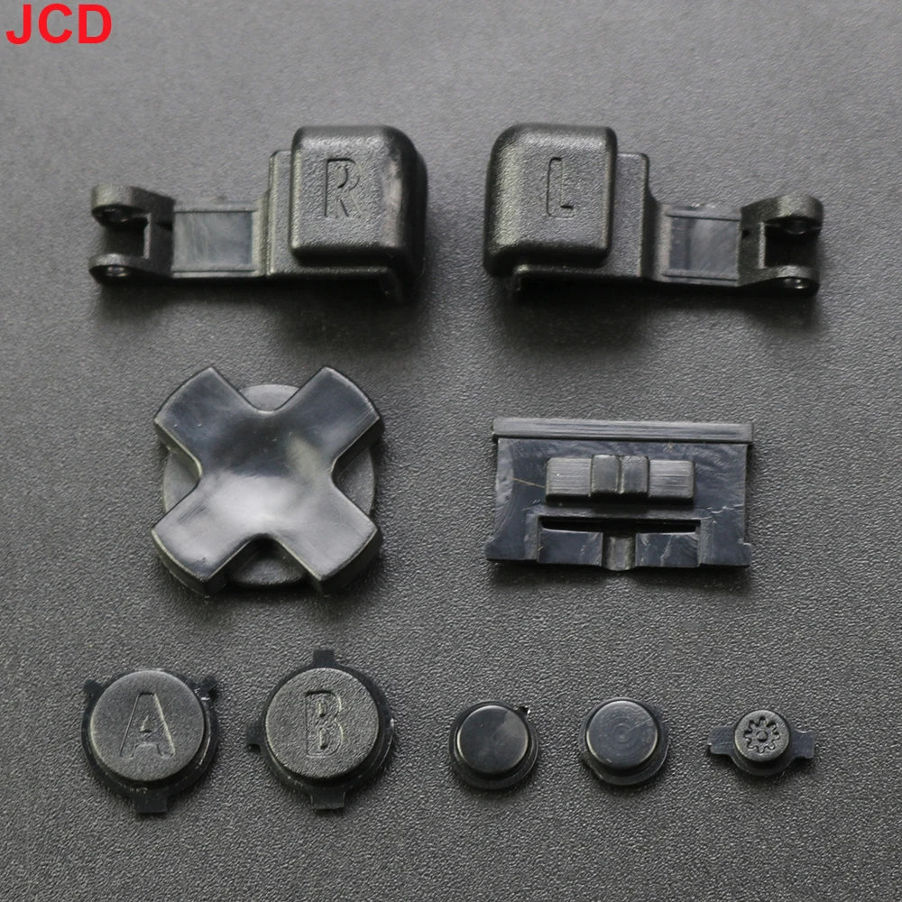 JCD 1set For GameBoy Advance SP GBA SP Plastic Full Button Set For GBA SP A B Select Start Power ON/OFF L R Buttons Kit D Pad