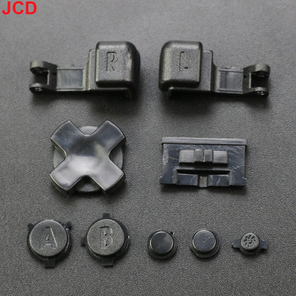 JCD 1set For GameBoy Advance SP GBA SP Plastic Full Button Set For GBA SP A B Select Start Power ON/OFF L R Buttons Kit D Pad