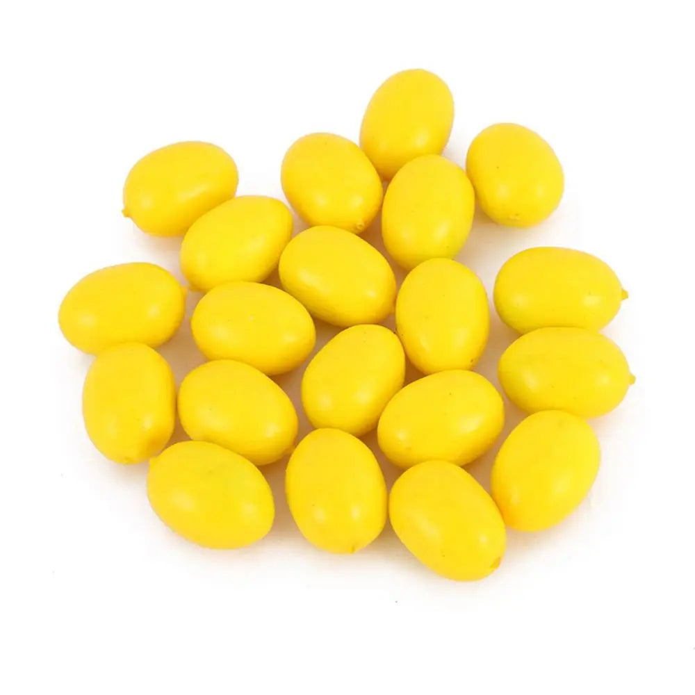 20PCS Multicolor Simulation Fruits Vegetables Plastic Room Decoration Food Model Photography Props DIY Fake Cherry Lemon Pato