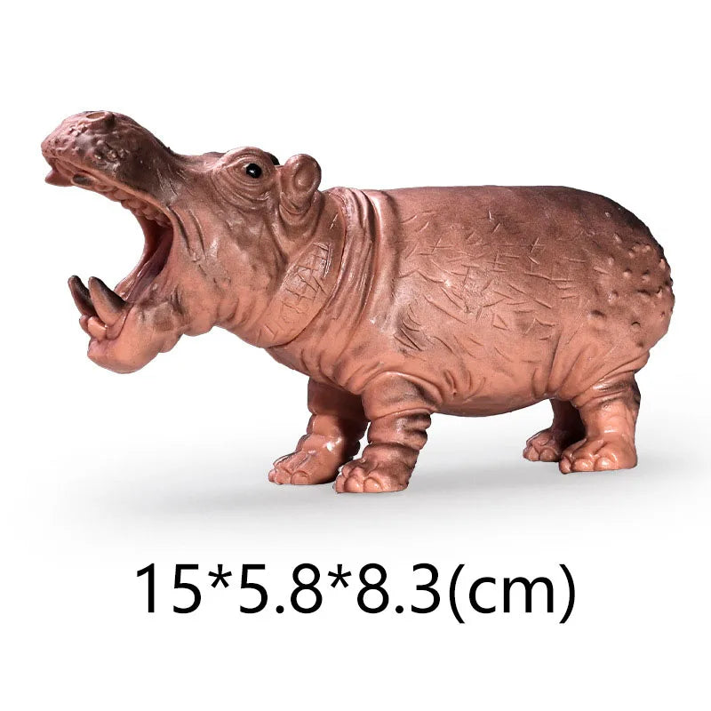 NEW Wild Animal Zoo Tiger Kangaroo Elephant Snake Bear Deer Koala Squirrel Model Figurine Collecta Toy Figures Gift for Child