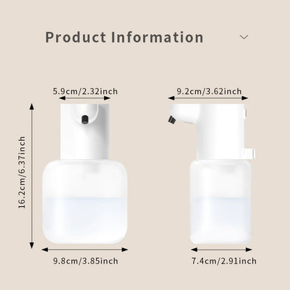 New Wall Mounted Automatic Soap Dispenser Foam Smart Hand Washing Machine 500ml Liquid Rechargeable Bathroom Induction Sensor