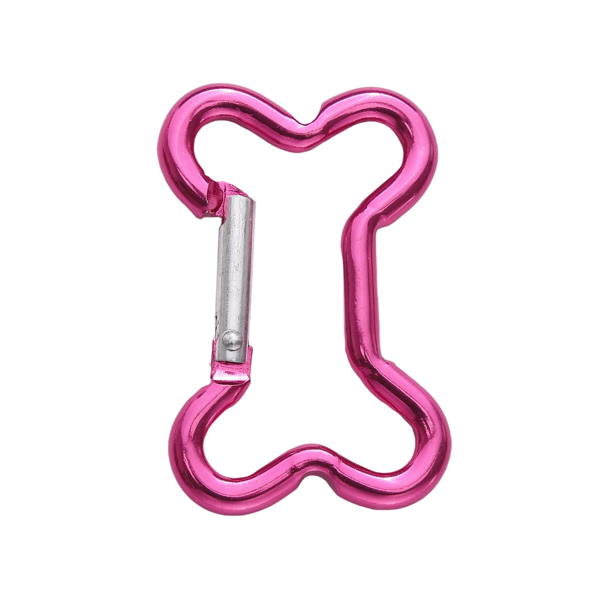 1 Pc Carabiner Rock Aluminum Mountain Buckle Star/Heart/D/Bone Shape Locking Clasp Keychain Multifunction Tools Jewelry Findi