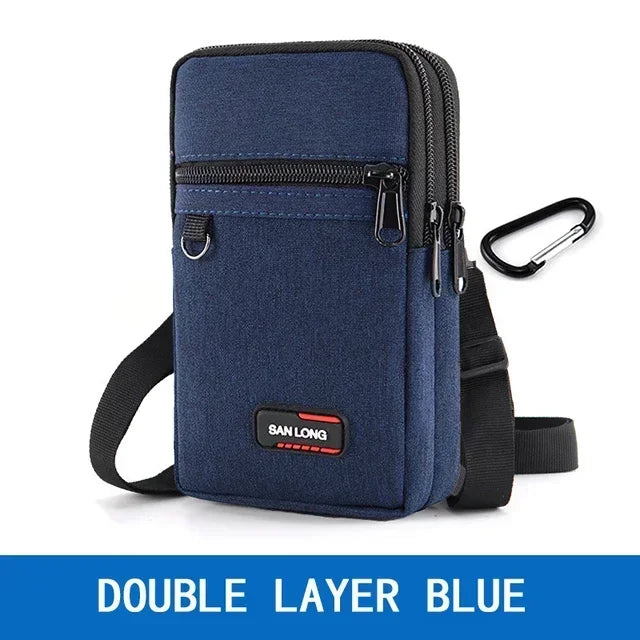 Waterproof Waist Bag Purse with Belt Single/double Layer Outdoor Fanny Pack Men Women Phone Pouch Camping Hunting Tactical Ba
