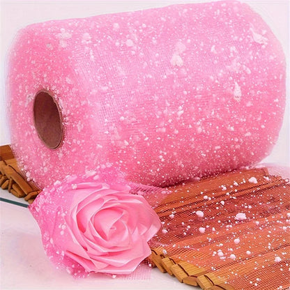 Handcrafted Silk Ribbon Rose Wrapping Paper - Versatile for Bouquets, Home & Office Decor | Available in Multiple Colors - pi