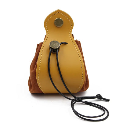 PU Leather Bag For DND Dice Game Tray 5 Celtic Designs Cute Drawstring Pouch For D&D Roleplaying RPG Gift Ideas Coin Purse - 