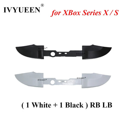 IVYUEEN for XBox Series X S XSS XSX Core Controller RB LB Bumper Button Mod Kit Middle Bar Holder Replacement Repair Parts - 