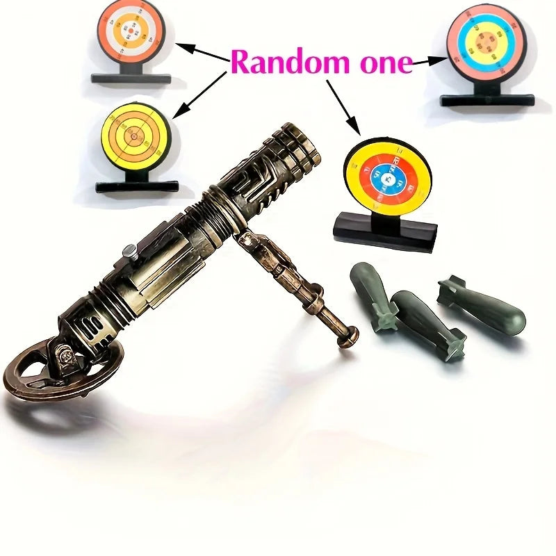 Military Weapons Toy, Fireable Mini Mortar Launcher Toys, Tabletop Decorations And Collectibles,Children Educational Toy, Gif