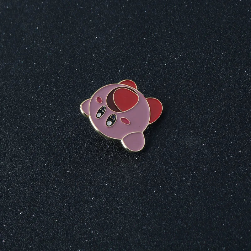 Kirby Anime Pins for Backpacks Badges on Manga Enamel Pin Accessories for Jewelry Cute Things Brooches Gift