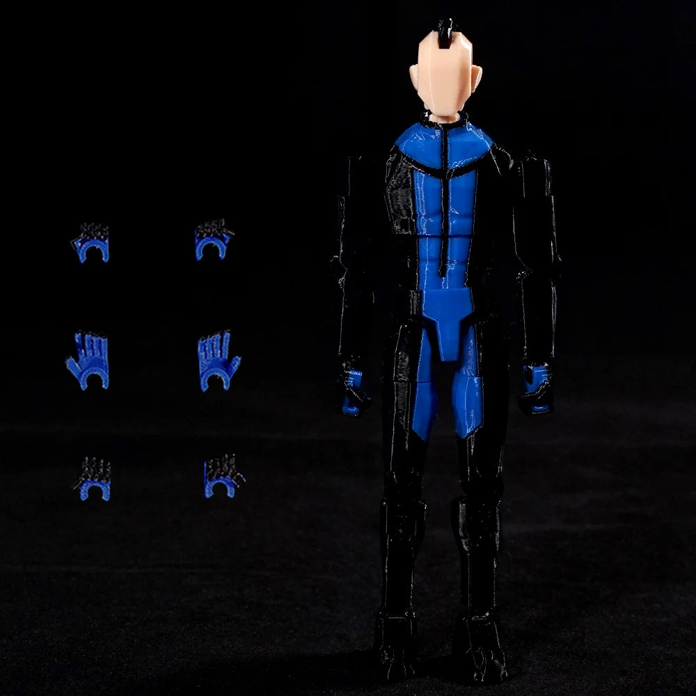 3D Printed Invincible Toys Action Figures Anime Model Lucky Dummy 13 Superheroes Mark Thragg Multi-Jointed Toy Ornaments Gift