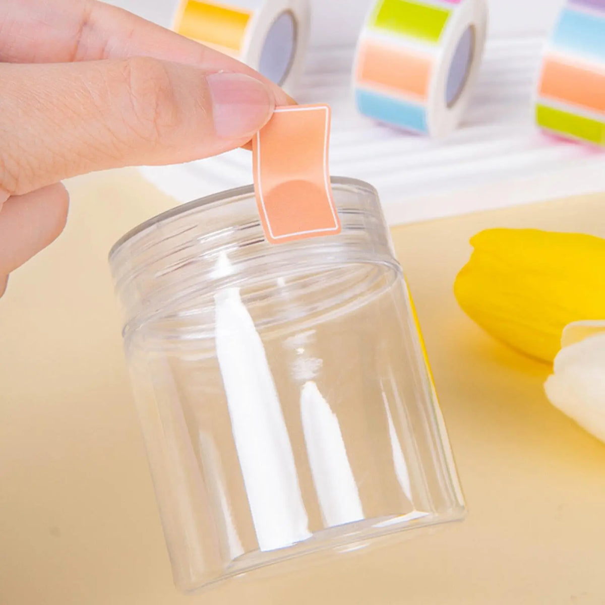 500 Waterproof Colored Labels Stickers Color-Coding Removable Labels Solid Colors Tags for Inventory Address File Classificat