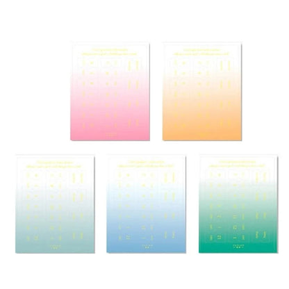 10 Sheets Monthly Separator Tabs Monthly Tabs Index Sticker for Office Study - Elegant.