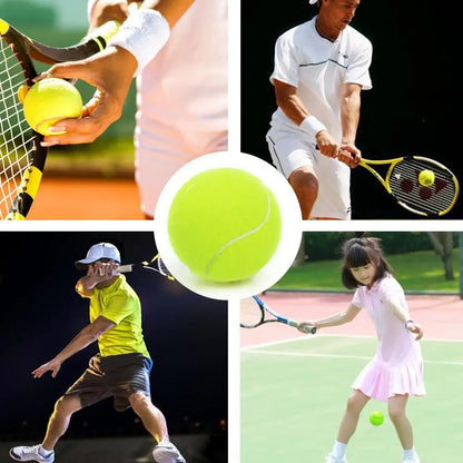 High Elasticity Training Entertainment Ball Tennis For Competition Training Exercises Elastic Fiber Rubber Outdoor Tennis Bal