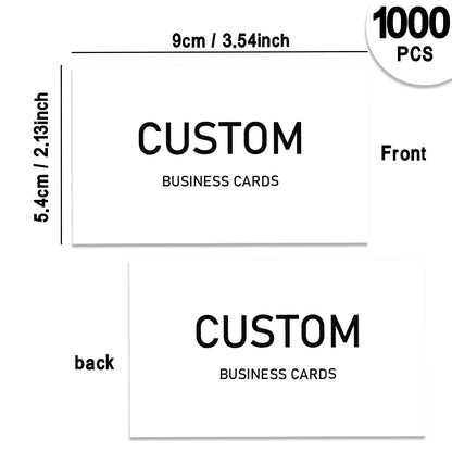 200pcs, Custom Business Cards/Cards, Desktop Business Cards, Thank You Cards, Matte Film