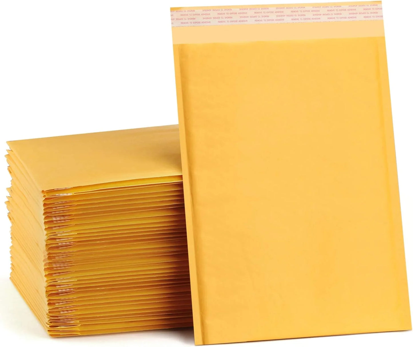 Kraft Bubble Mailers Self Seal Adhesive Shipping Bags, Cushioning Padded Envelopes for Shipping, Mailing, Packaging