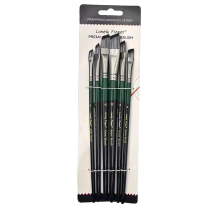 6pcs Artist Paint Brushes Set Artist Paintbrushes For Acrylic Oil Watercolor Acrylic Painting For Body Face Rock Canvas - 6pc