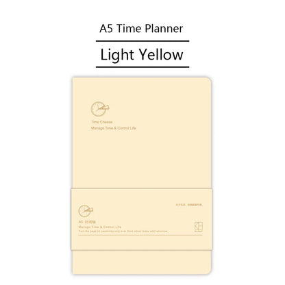 Kinbor Notebook Journal A5 Self-filling Budget Planner PU Material Agenda Planning Notebook 공책 Writing Office School Statione