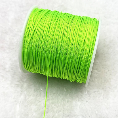 NEW 0.4/0.8/1.0/1.5mm Nylon Cord Thread Chinese Knot Macrame Cord Bracelet Braided String DIY Tassels Beading Shamballa Threa