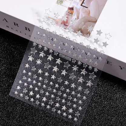 1PC 26-English Alphabet Number 3D Self-adhesive Nail Art Decal Sticker Word Small Letter Nail Decals Sticker Manicure Decorat